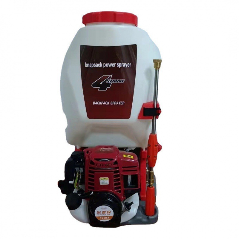 Pulverizador de pesticidas de alta presión de gasolina pulverizador eléctrico de cuatro tiempos pulverizador de matanza de árboles frutales pulverización de desinfección de prevención epidémica