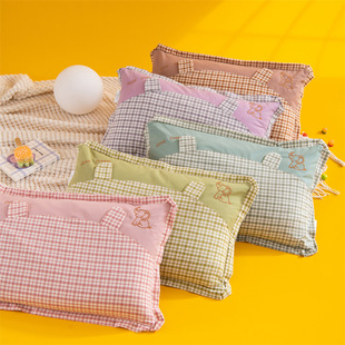 cervical buckwheat shell pillow cotton cartoon lace baby pillow 1-12 years old children's pillow student dormitory pillow
