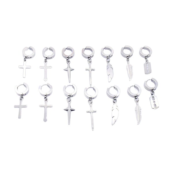 fashionable ear clips stainless steel