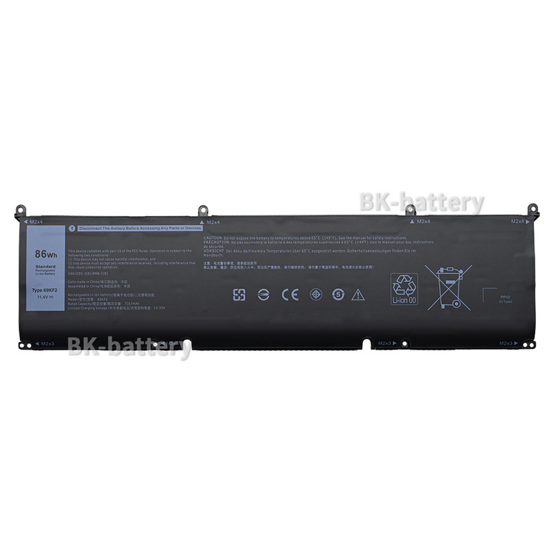 Suitable for High-Capacity Dell G1555 1055 15515 5520 5530 5535 69Kf2 Laptop Battery