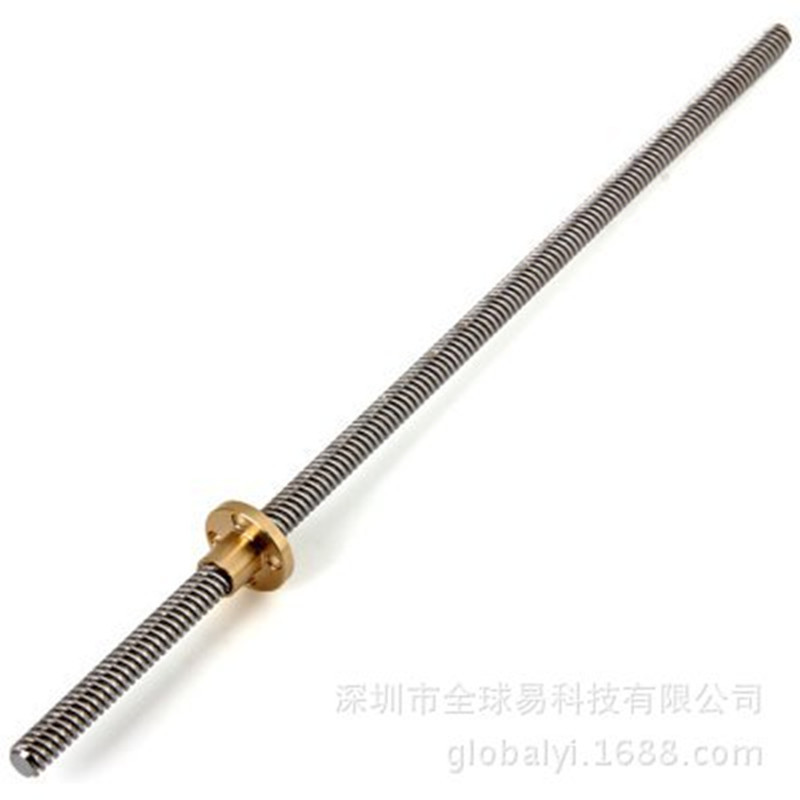 3d打印机 配件 丝杆 丝杆 T8-2-D8 长度300mm400mm500mm