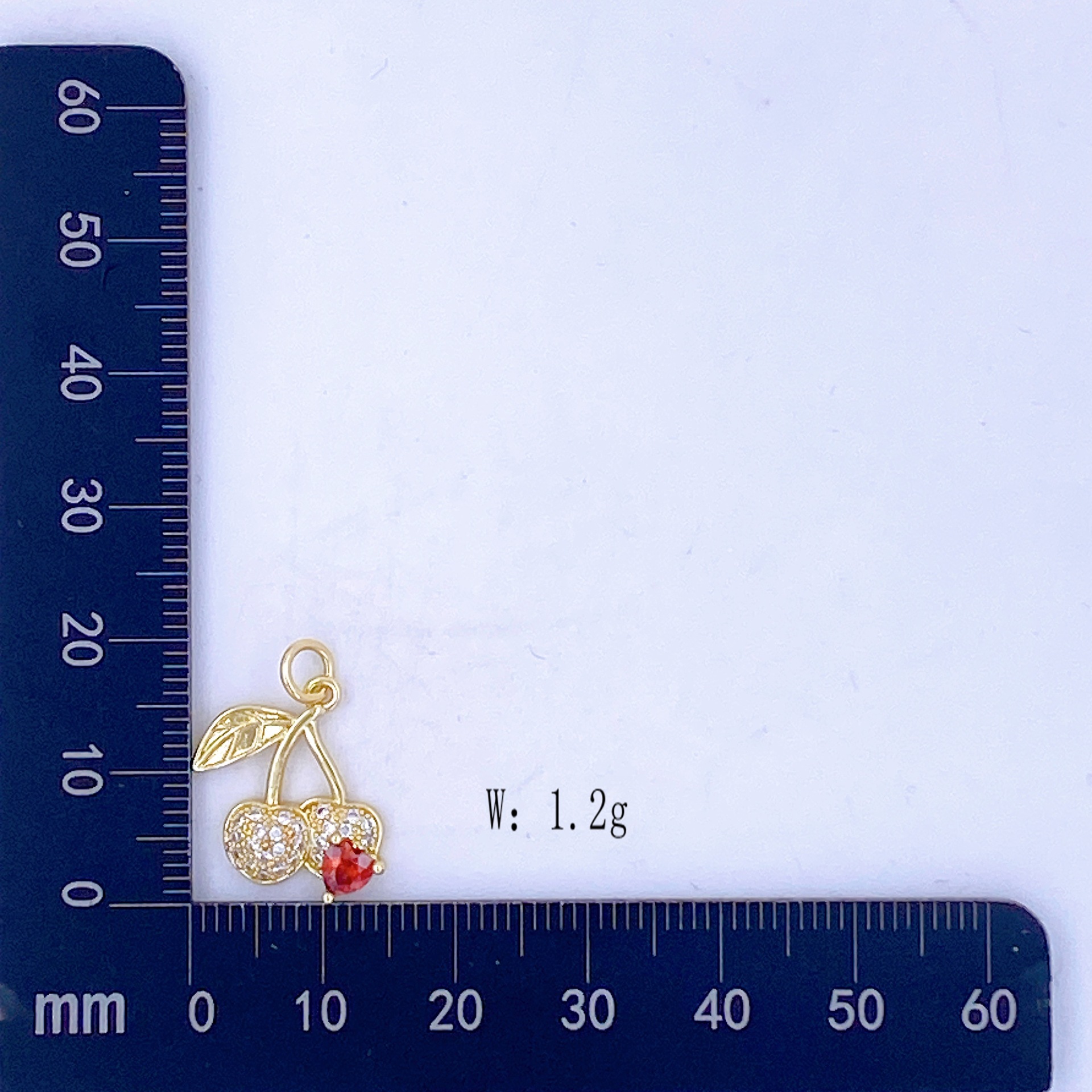 1 Piece Copper Polished Cherry Pendant display picture 30