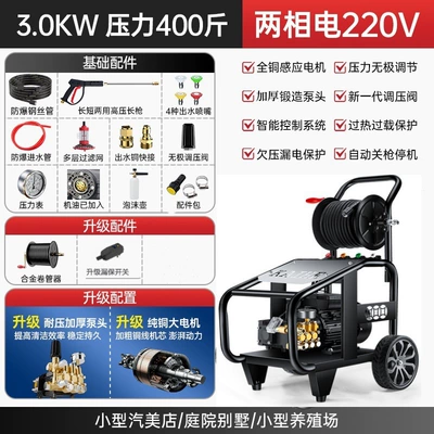 Ultra-High-Pressure Industrial-Grade Cleaning Machine 500kg Car washing machine - standard-35kw220vpressure-240kg-reelimported-mx-pump