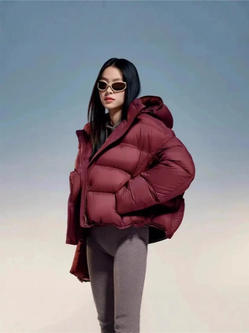 [Estrellas idénticas] Nuevo puff hombre pequeño muestra alto invierno nuevo corto suelto delgado chaqueta de moda moda moda