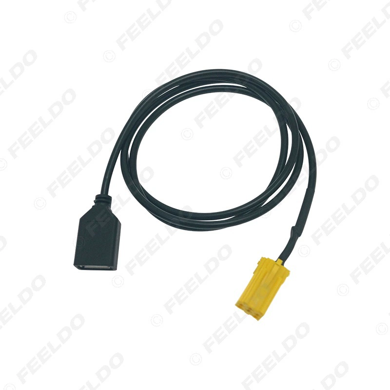 Применимо к МИНИ ISO 6Pin Alfa Romeo/Fiat/Lancia USB AUX аудио входной кабель