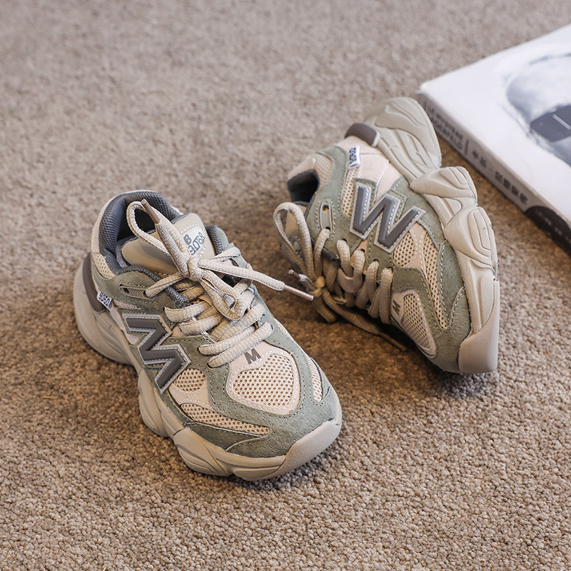 Kindersportschuhe Mesh atmungsaktiv 2023 Frühling und Herbst Neue Babyschuhe S'Schuhe Mädchen Papas Schuhe Mittelgroß_voghion.com