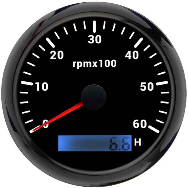 85mm car, ship, tractor engine tachometer, pointer 0-3/4/6/7/8K tachometer
