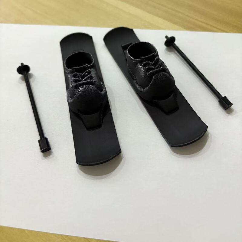 爆品labubu挂件穿的胶鞋开口笑滑雪板鞋拉布布配件娃娃一三代可穿|undefined