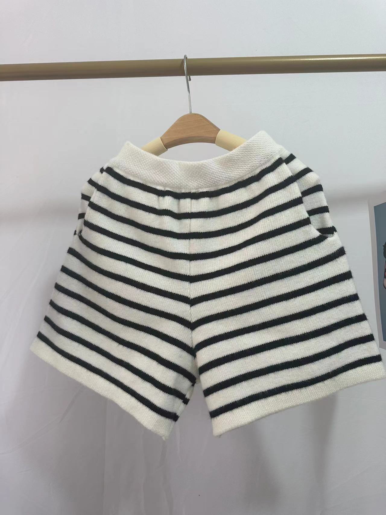 Comercio exterior europeo y americano nueva ropa de mujer Amazon AliExpress venta caliente cárdigan de punto de cuello redondo a rayas suéter casual de moda image 9