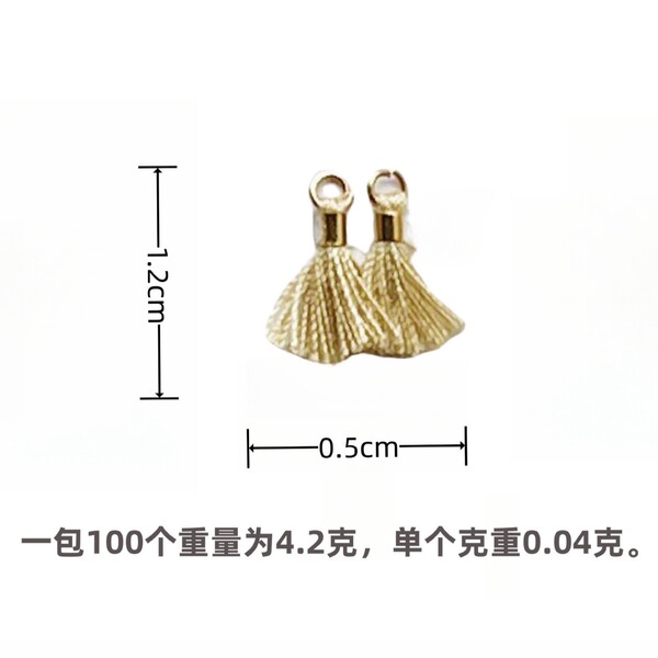 small earrings with tassels