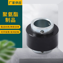 厂家定制铁芯包胶轴承PU轮万向聚氨酯滚轮输送轮批发