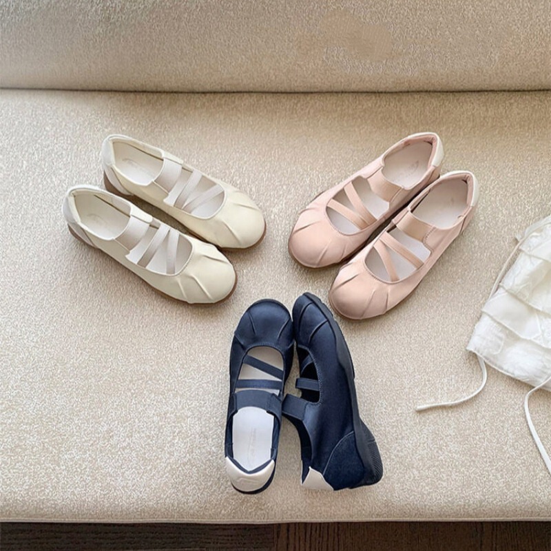 Soft leather version~Ballet flats with hidden inner height-increasing function, Mary Jane style, new autumn 2026 collection, women's casual shoes