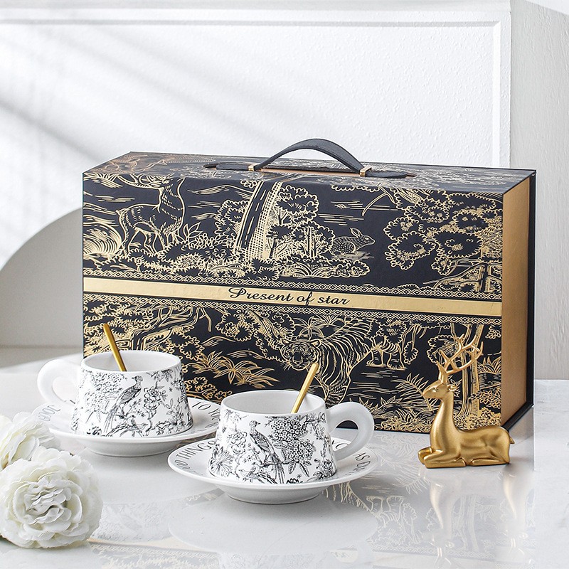 Taza de café de alto valor, taza de regalo de boda