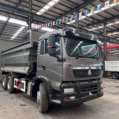 Factory direct cross-border sales of left-hand drive Sinotruk Howo TX371 6*4 dump truck for transporting soil, ore, sand, and gravel