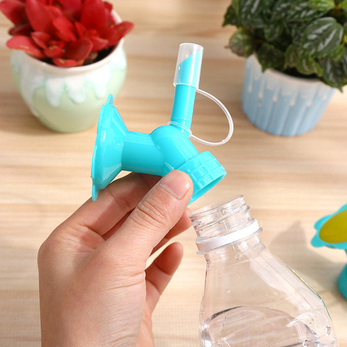 Sunflower double-head shower nozzle gardening beverage bottle irrigation tool potted plant watering nozzle gardening shower nozzle