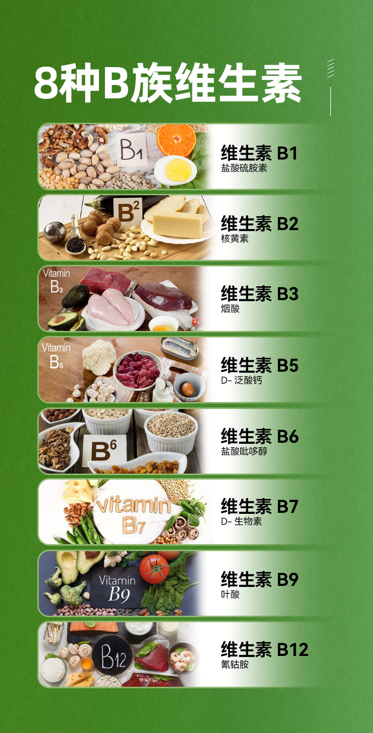 维生素b族多种B族维生素片复合维生素叶酸生物素男女士营养补充剂-阿里巴巴