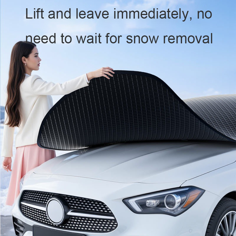 Car Cover Waterproof Oxford Cloth Car Cover Universal Type Sun Protection Sunshade Frost Protection Half Cover Car Cover Snow Protection Cover