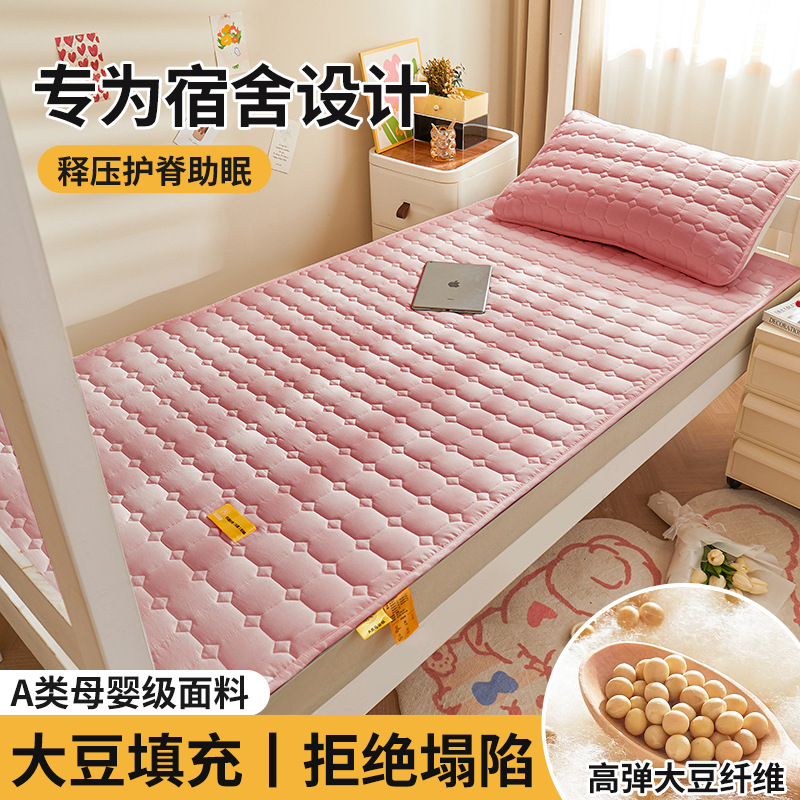 Colchón de soja, cojín, dormitorio de estudiantes en casa, cojín individual, cojín, piso especial para alquiler, cojín para dormir, fondo de cama