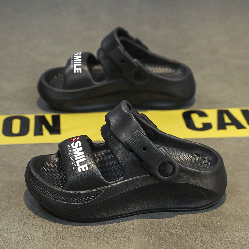 Детские тапочки Летняя EVA противоскользящая 2025 новые родитель-ребенок мягкая подошва пляжная обувь для мужчин летом носить холодные тапочки