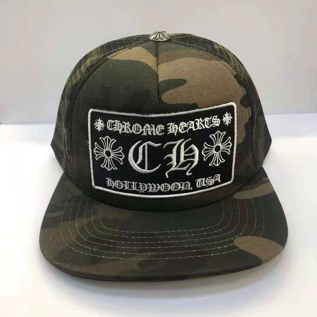 24SSChrome Hearts шляпа санскрит вышивка цветной блок кепка пара модель кросс-бордер единый размер хлопок Гуанчжоу