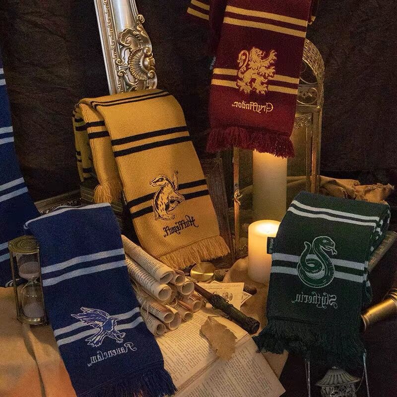 Genuine Harry Potter Joint Japanese JK Uniform Student College Style Cute All-match Comfortable Knitted Scarf for Women