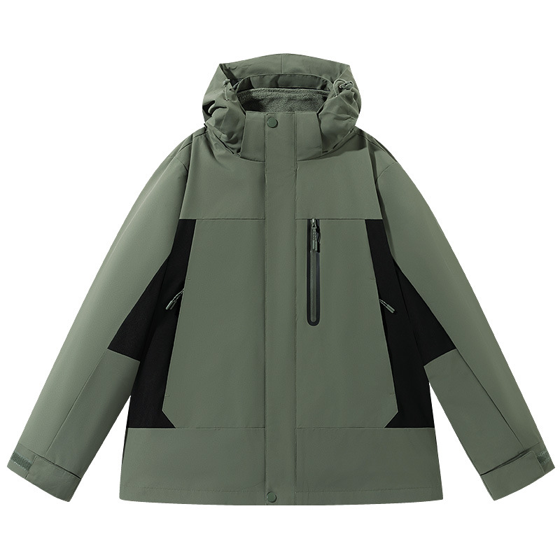 Wang Erbo, el mismo estilo, chaqueta tres en uno Yaya, 25 nuevos trajes de trabajo, ropa de Parker de tres pruebas, abrigo grueso y cálido