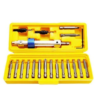 Factory Direct Sales High-Speed Steel Drill Bit Bit Converter Air Bit Dual-Purpose Screwdriver 20-Piece Bit Set