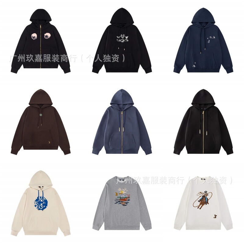 Cross-Border. Correct Version. Lujia. Dijia. Pujia Autumn and Winter Long-Sleeved Sweatshirt High Version. 25 New Models (High Quality)