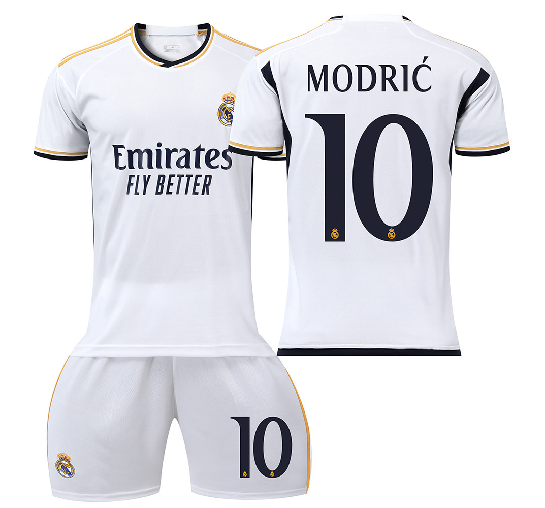 2324 Camiseta de fútbol del Real Madrid No. 7 Vinicius 5 Camiseta Belingham Mbappé 10 Modric Cross-border