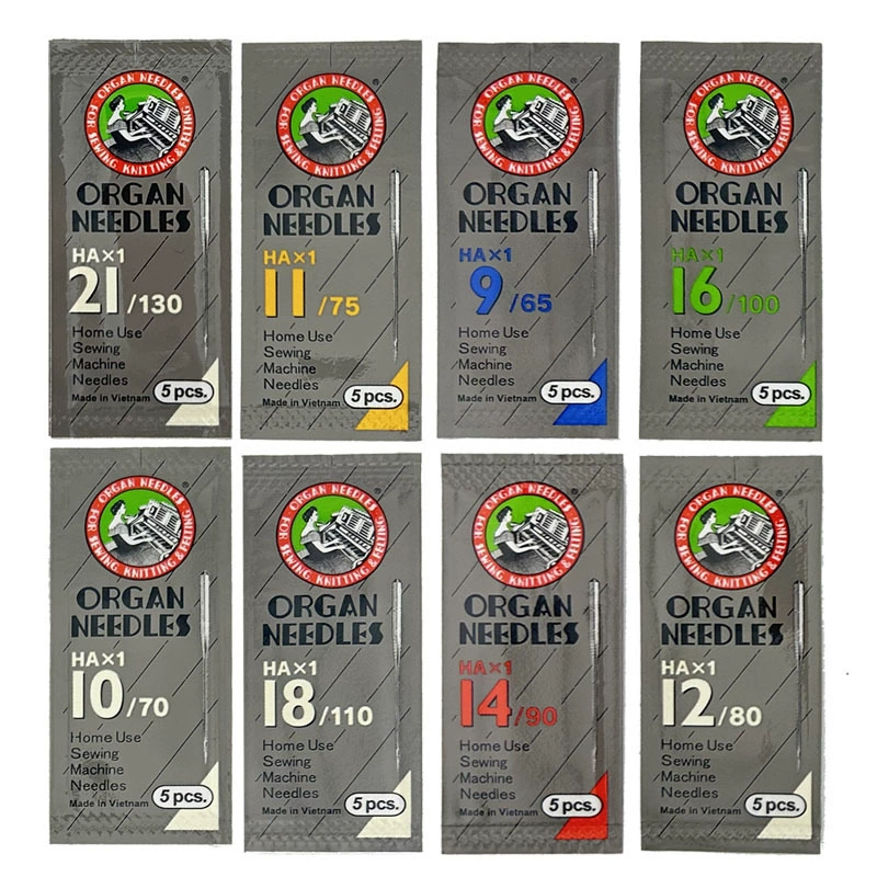 Новая упаковка, японская органная игла для бытовой швейной машины ORGAN, хлопок и лен, обычная ткань, специальная органная игла для машины HAX1