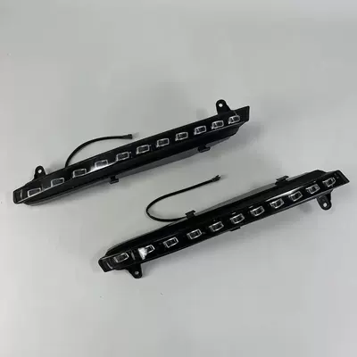 Suitable for Audi Q7 05-09 daytime running light modified front LED daytime running light yellow light turn light (Gündüz işıqları) - q7