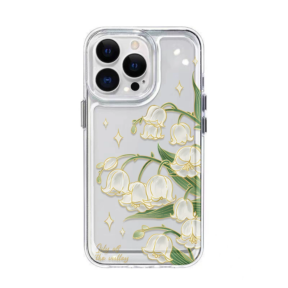 Apple, совместимый чехол для телефона, iPhone 14/15, орхидея, iPhone