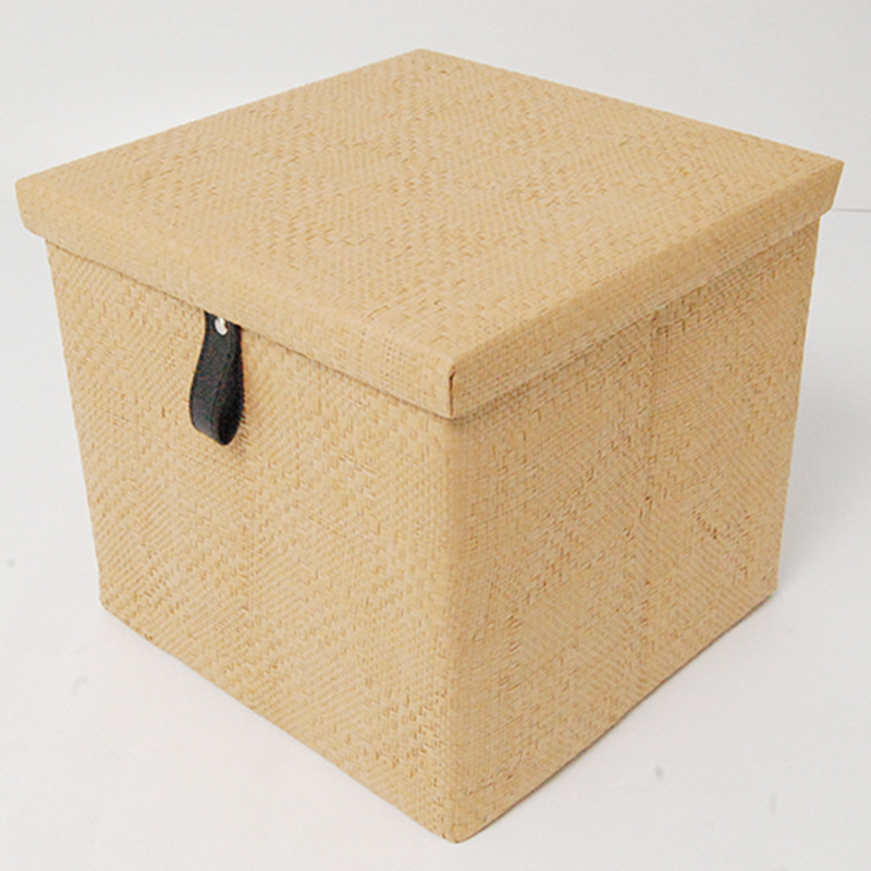 纸布收纳箱带盖衣柜箱式收纳盒带盖衣物收纳箱衣服储物整理箱家用