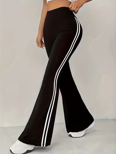 New popular European and American cross-border yoga wear fitness pants straight wide leg pants loose sports outdoor casual trousers for women