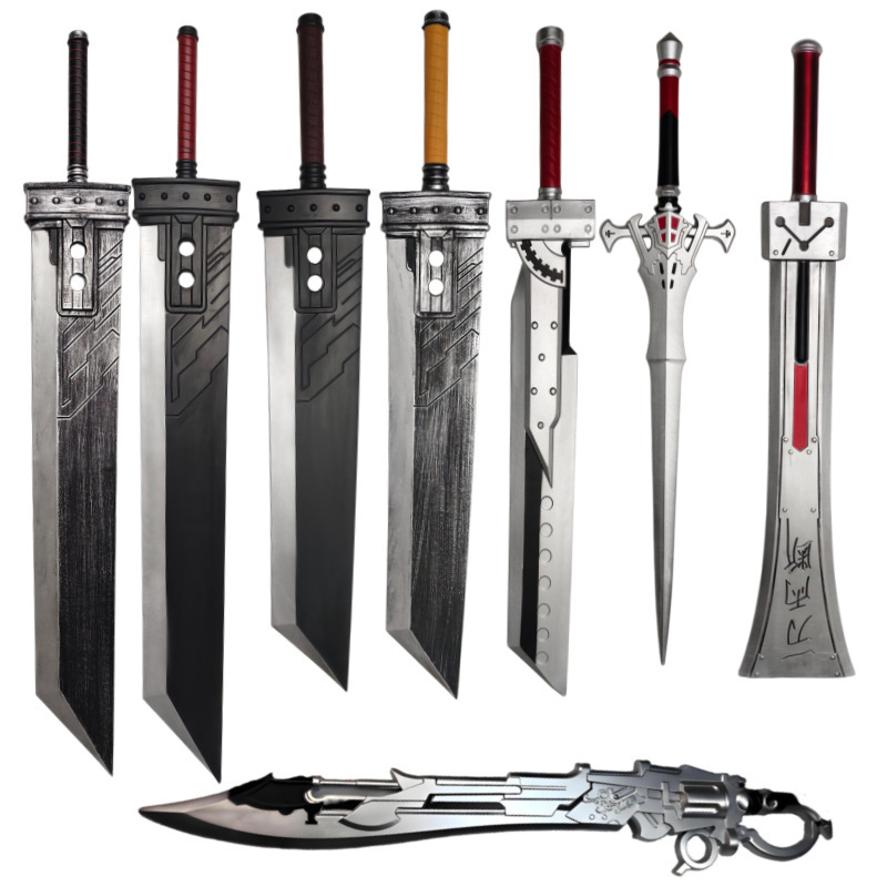 Final Fantasy Merchandise Soft Rubber Cloud's Great Sword Pucos Cosplay Convention Halloween Prop