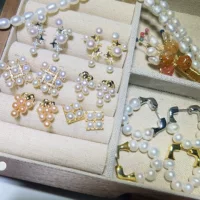 Пресноводные жемчужные гроздья из винограда серьги 925 серебряные иглы ушные гвозди пастырский стиль