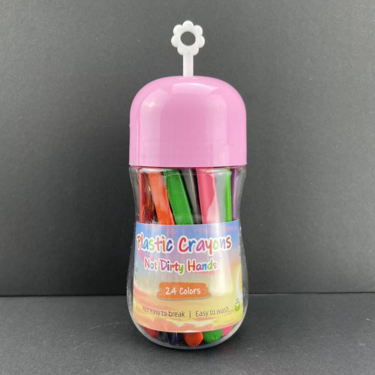 Crayones Triangulares Lavables Plástico para Pintura Infantil
