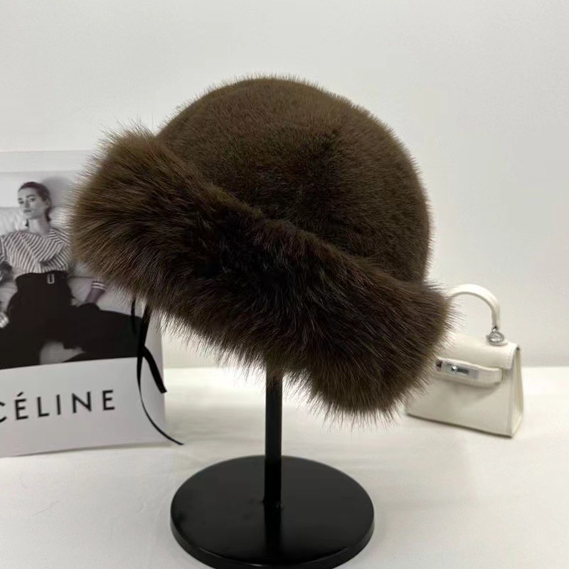 200g Weight Beanie Hat Hats Type Daily Occasion Polyester Material Solid Color Pattern Autumn&Winter Season Women's Gender Simple Style, IG Style Style Eaveless Rim Winter Woolen Hat Women's Autumn And Winter Korean Warm Hat Fashion Solid Color Face-Looking Little Wild Mongolian Hat Thickened 无