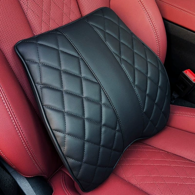 Waist support: Memory Foam Car Seat Cover - waist-by-classic-black