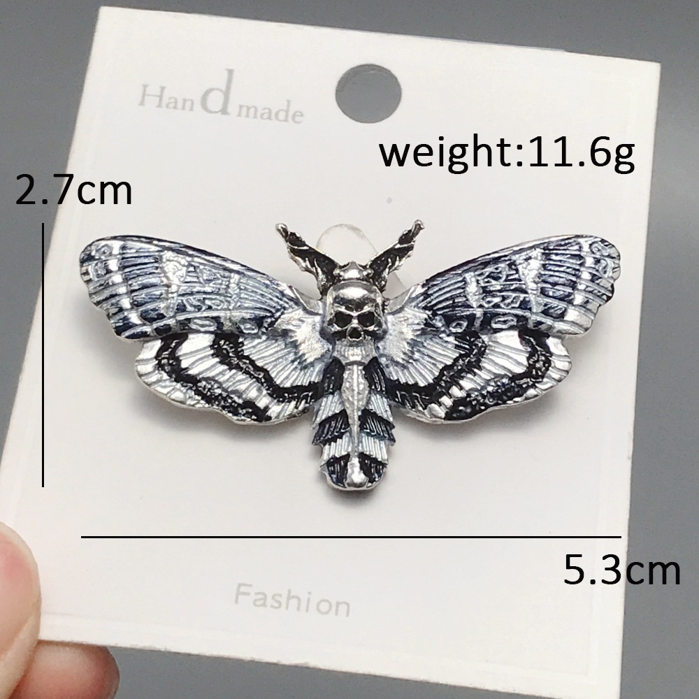 Cross-Border Enamel Butterfly and Moth Brooches Can Be Used as Insect Corsages and Clothing Pin Accessories