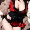 Kimono-Black and Red models (only clothing)