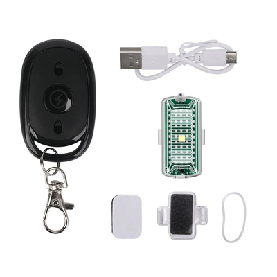 M6S large-capacity car, motorcycle, electric vehicle, aircraft light, modified drone flash light, outdoor warning light (Tail light) - m6s-1-light-1-remote-control-vibration-function