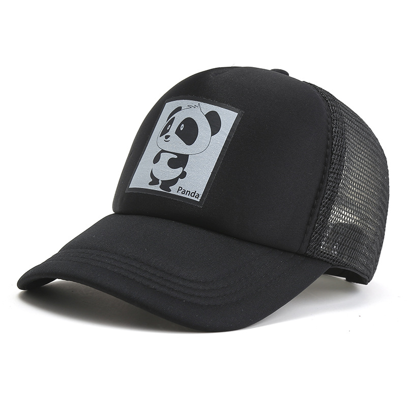 Panda Baseball Cap Weiblich Sonnenschutz Schatten Mode Cartoon Netz Cap Entenmütze Kappe Druck Sommer Outdoor Männlich Tier_voghion.com