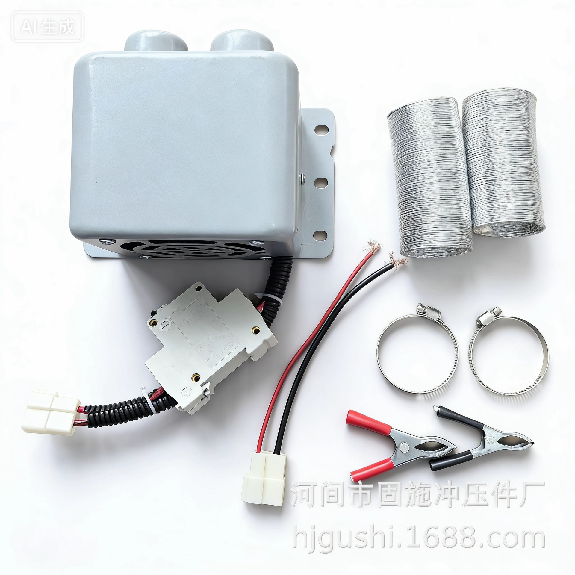 Tongyongxing Car heater, defroster, warm air blower (Automotive air conditioning) - dual-port-12v