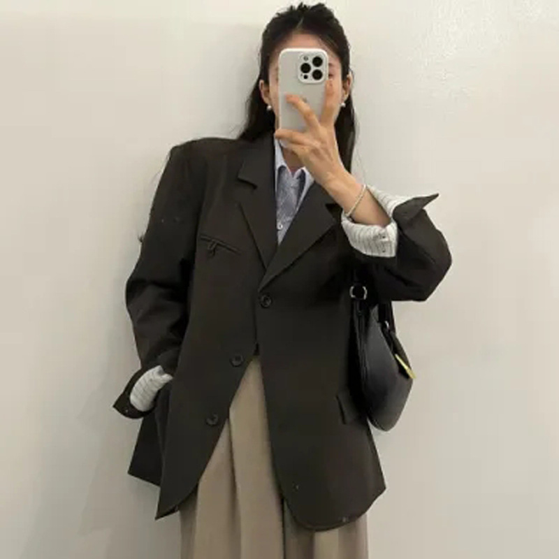 The Size Has Been Updated. Early Autumn New Style, Simple and High-End Style, Super Authentic Work Clothing Versatile Suit Jacket The Size Has Been Updated. Early Autumn New Style, Simple and High-End Style, Super Authentic Work Clothing Versatile Suit Jacket