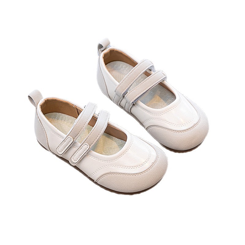 Zapatos de cuero para niñas, zapatos de cuero superficiales de Marizhen, 2025 otoño, nuevos zapatos de belleza de base suave para niñas, zapatos de princesa para niños, moda image 6