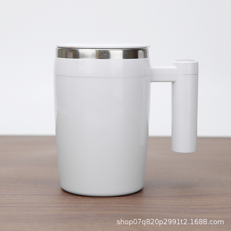 Taza de agitación electromagnética multifuncional Taza de café eléctrica Taza de agitación de carga Taza de agua portátil de café instantáneo de leche de soja resistente a quemaduras