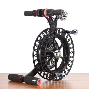New kite string shaft disc all alloy back pulley brake anti-reverse high-grade mute anti-winding professional take-up austria