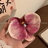 Advanced hair accessory, retro three dimensional hairgrip, high-quality style, french style, flowered