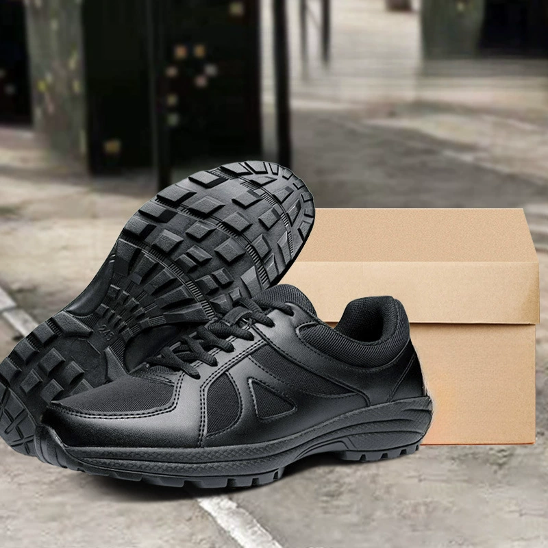 Новая тренировочная обувь мужская черная износостойкая обувь для защиты труда
